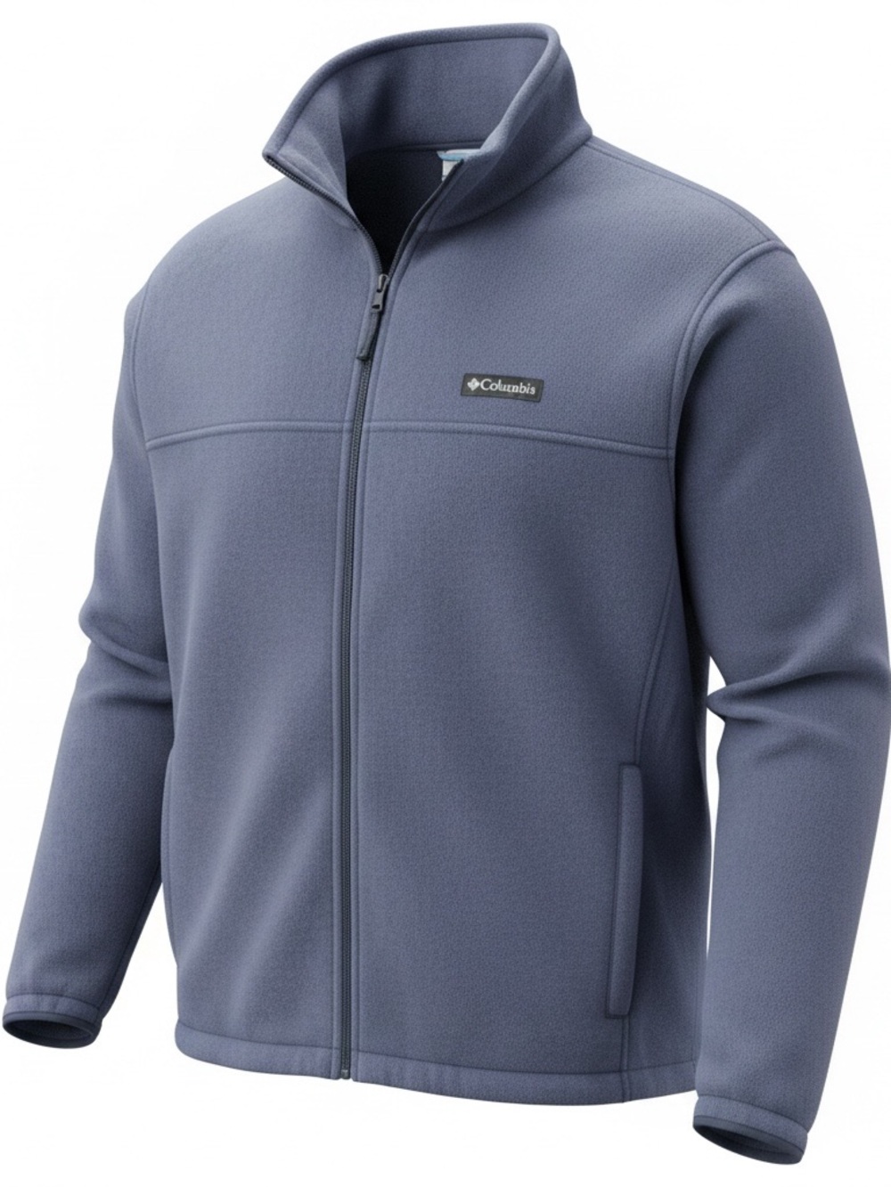 Men's Full-Zip Fleece Jacket in Navy Blue